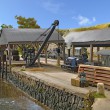 The timber sheds at Gweek